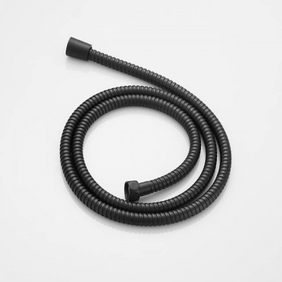 304 Stainless Steel 1.5m Double Lock Black Painted Bathroom Shower Hose